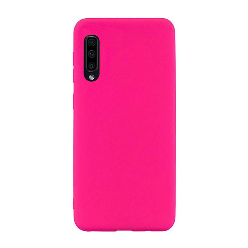 Θήκη Πλάτης Σιλικόνης Soft για Samsung Galaxy A70 - Χρώμα: Φούξια