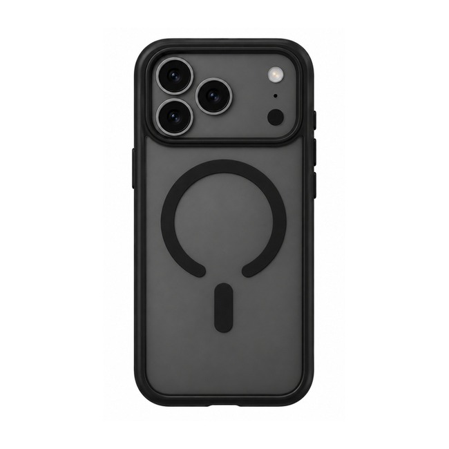 Μαγνητική Ματ Θήκη PL-52 με Απαλή Υφή για Apple iPhone 17 Pro Max - Μαύρο