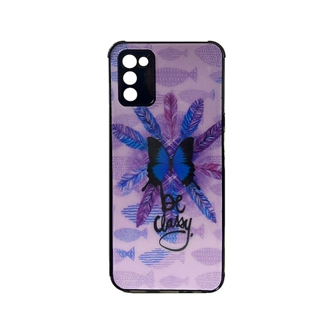 Θήκη Σιλικόνης με Σχέδιο για Samsung Galaxy A03s - Be Classy Butterflies