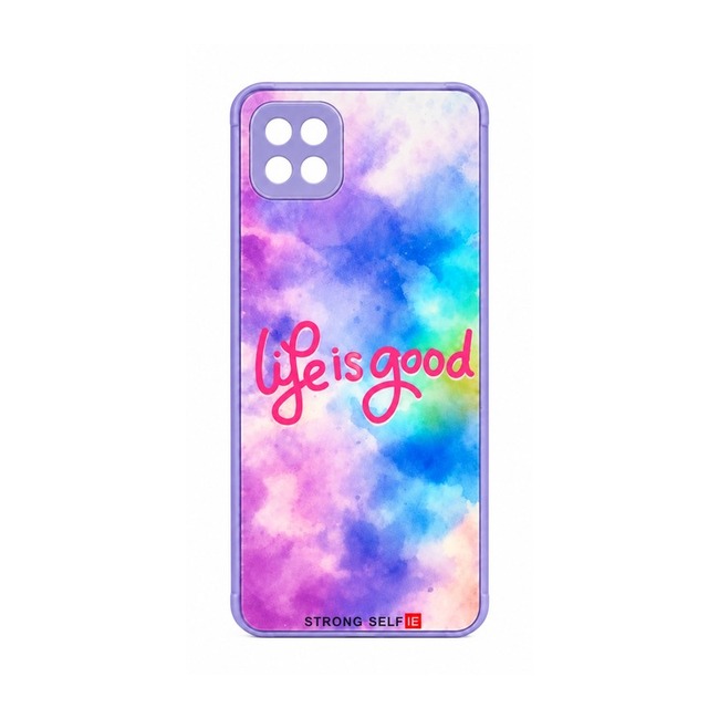 Θήκη Σιλικόνης με Σχέδιο για Samsung Galaxy A22 5G - Life Is Good