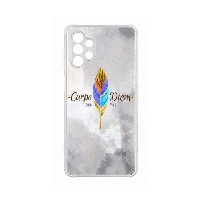 Θήκη Σιλικόνης με Σχέδιο για Samsung Galaxy A32 4G - Carpe Diem
