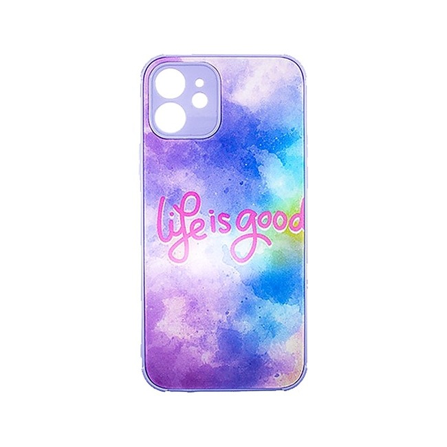 Θήκη Σιλικόνης με Σχέδιο για Apple iPhone 12 - Life Is Good