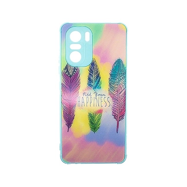 Θήκη Σιλικόνης με Σχέδιο για Xiaomi Poco F3 - Find Your Happiness