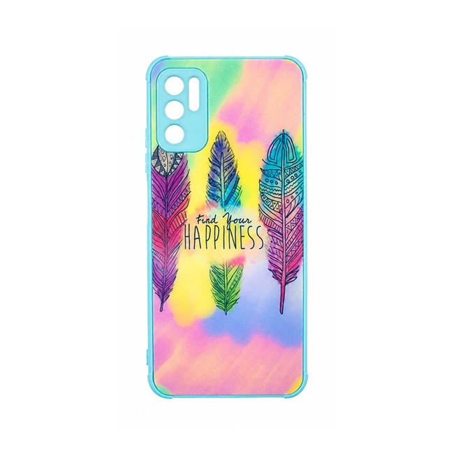 Θήκη Σιλικόνης με Σχέδιο για Xiaomi Poco M3 Pro - Find Your Happiness