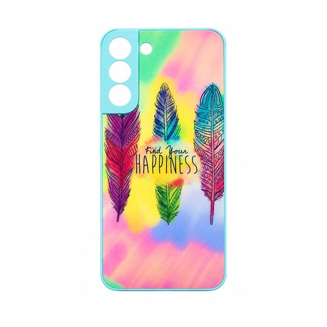 Θήκη Σιλικόνης με Σχέδιο για Samsung Galaxy S22 Plus - Find Your Happiness