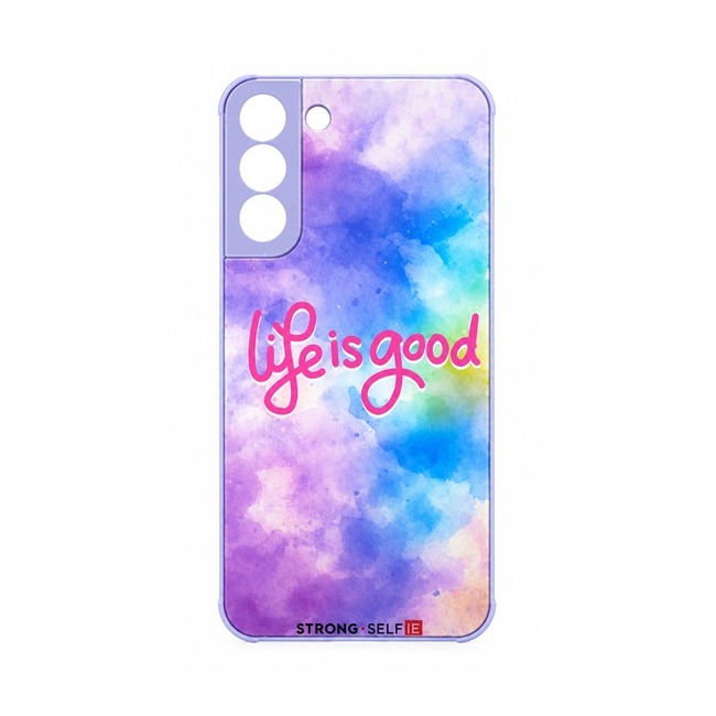 Θήκη Σιλικόνης με Σχέδιο για Samsung Galaxy S21 - Life Is Good