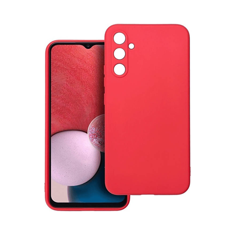 Θήκη Πλάτης Σιλικόνης Απλή για Galaxy A54 - Χρώμα: Κόκκινο