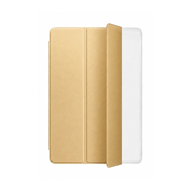 Tri-Fold Tablet Case with Transparent Back για Lenovo Tab M10+ - χρυσή