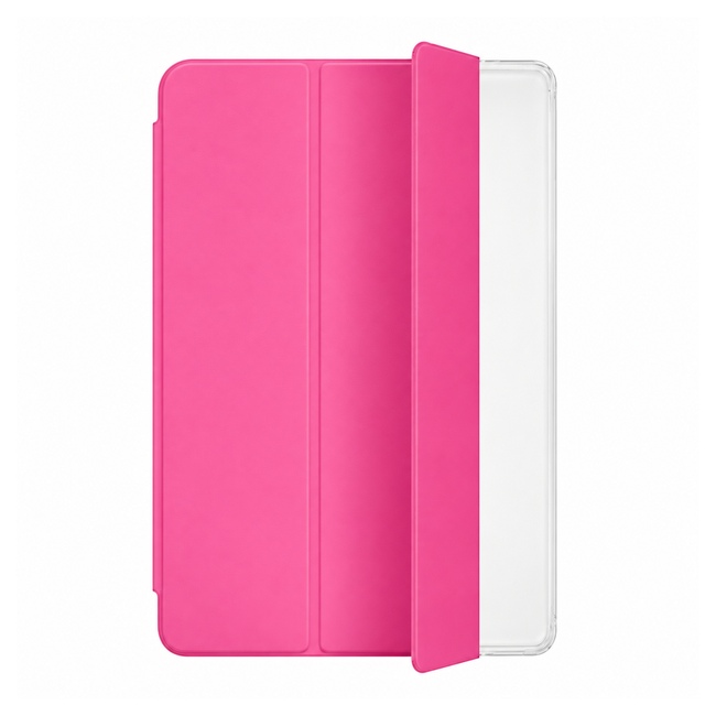 Tri-Fold Tablet Case with Transparent Back για Lenovo Tab P10 - φούξια