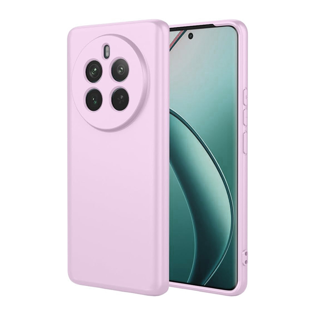 Θήκη Πλάτης Σιλικόνης Απλή για Realme 12 Plus 5G - Χρώμα: Λιλά