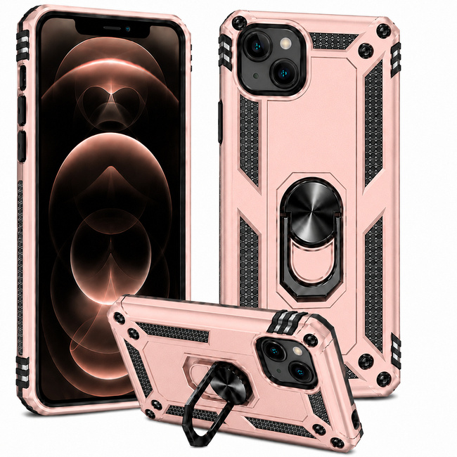 Θήκη Armor για Apple iPhone 14 - ροζ χρυσή