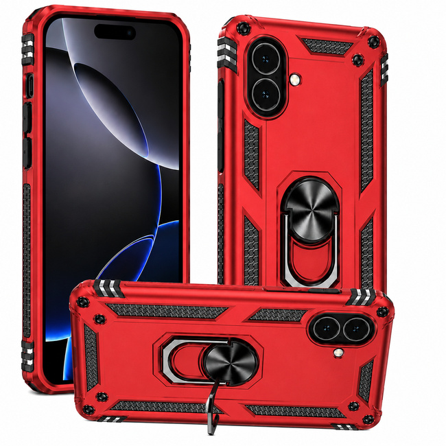 Θήκη Armor για Apple iPhone 16 Plus - κόκκινη