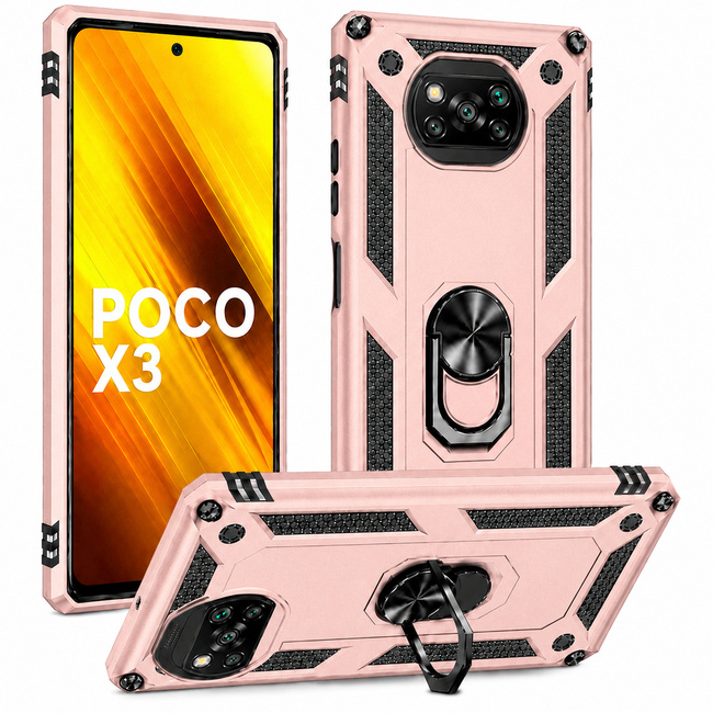 Θήκη Armor για Xiaomi Poco X3 Pro - ροζ χρυσή