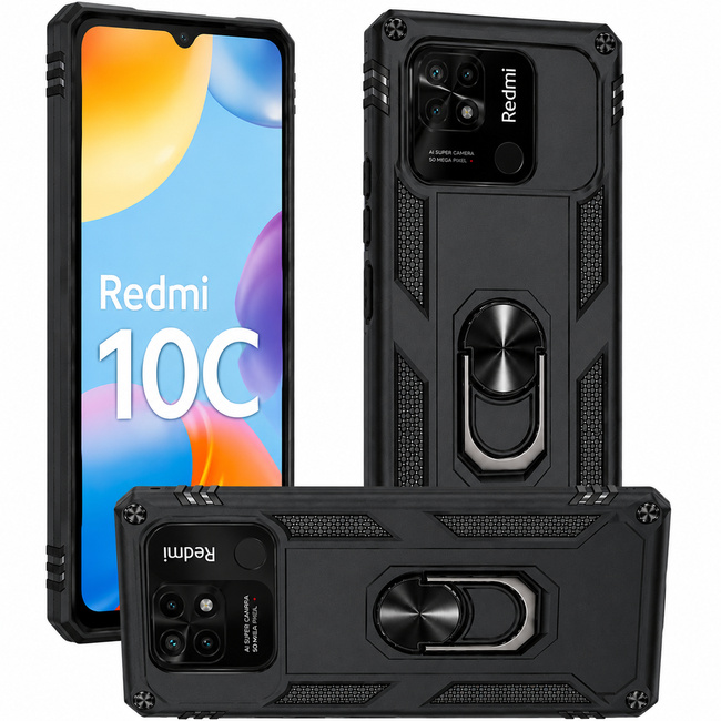 Θήκη Armor για Xiaomi Redmi 12C - μαύρη