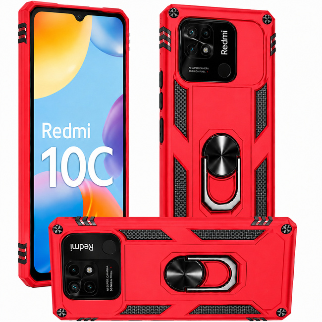 Θήκη Armor για Xiaomi Redmi 12C - κόκκινη