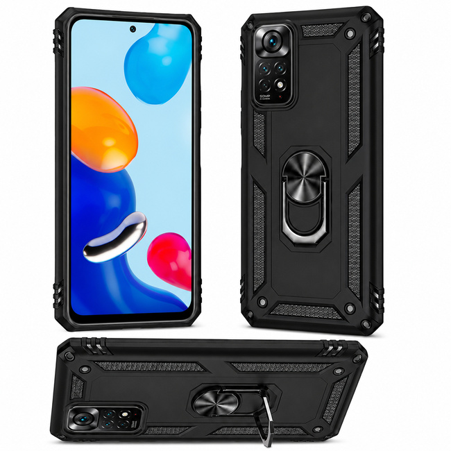 Θήκη Armor για Xiaomi Redmi Note 11 4G - μαύρη