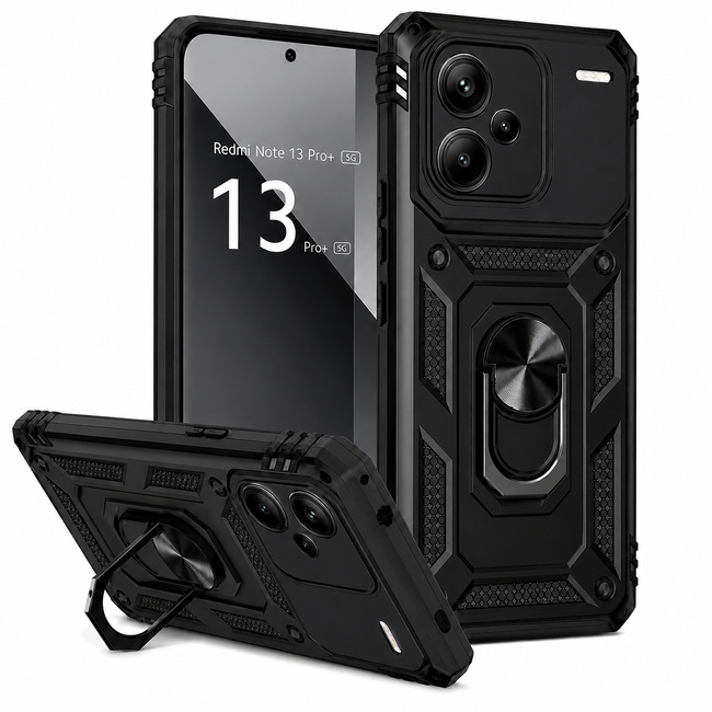 Θήκη Armor για Xiaomi Redmi Note 13 Pro+ 5G - μαύρη