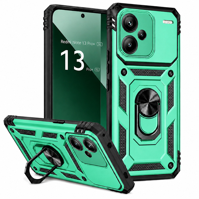 Θήκη Armor για Xiaomi Redmi Note 13 Pro+ 5G - πράσινη