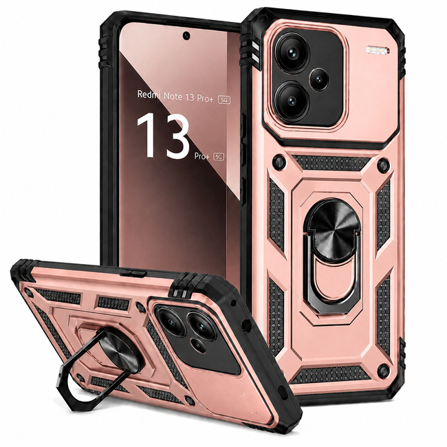 Θήκη Armor για Xiaomi Redmi Note 13 Pro+ 5G - ροζ χρυσή