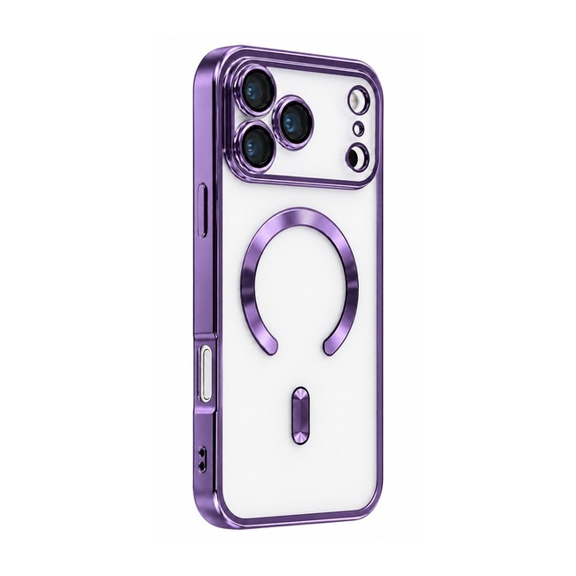 Θήκη MagSafe με προστασία κάμερας για Apple iPhone 17 Pro - μωβ