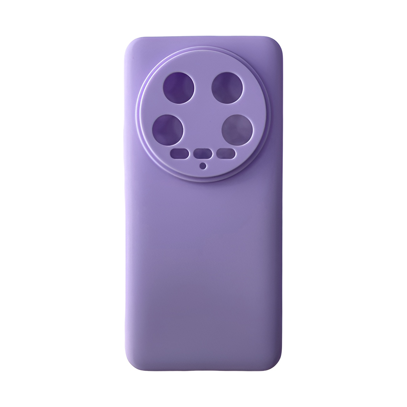 Θήκη Πλάτης Σιλικόνης Απλή για Xiaomi 14 Ultra - Χρώμα: Λιλά