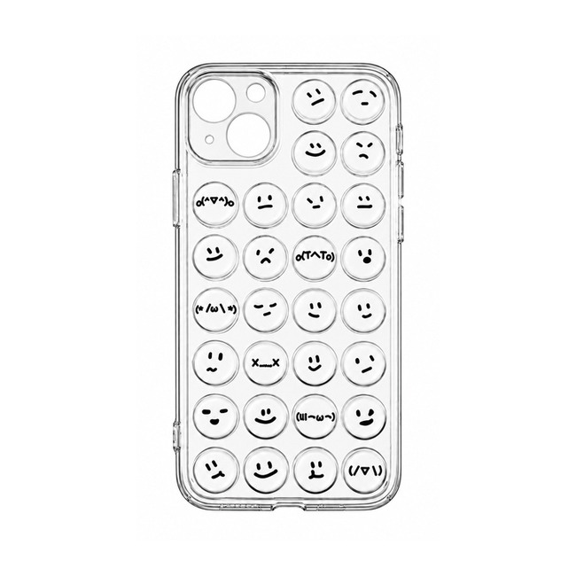 Διάφανη Θήκη Emoji για Apple iPhone 13 - Διάφανο