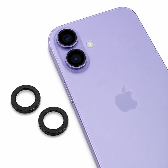 Προστατευτικό τζαμάκι κάμερας One by One για Apple iPhone 17 - μαύρη