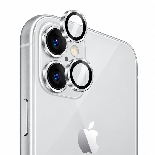 Προστατευτικό τζαμάκι κάμερας One by One για Apple iPhone 11 - ασημί