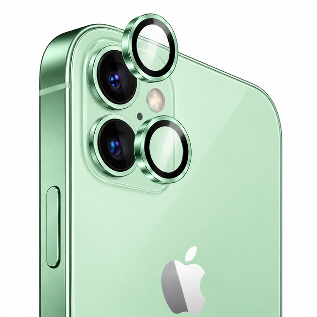 Προστατευτικό τζαμάκι κάμερας One by One για Apple iPhone 12 - πράσινη