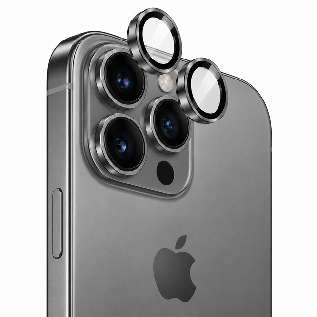 Προστατευτικό τζαμάκι κάμερας One by One για Apple iPhone 16 Pro - γκρι