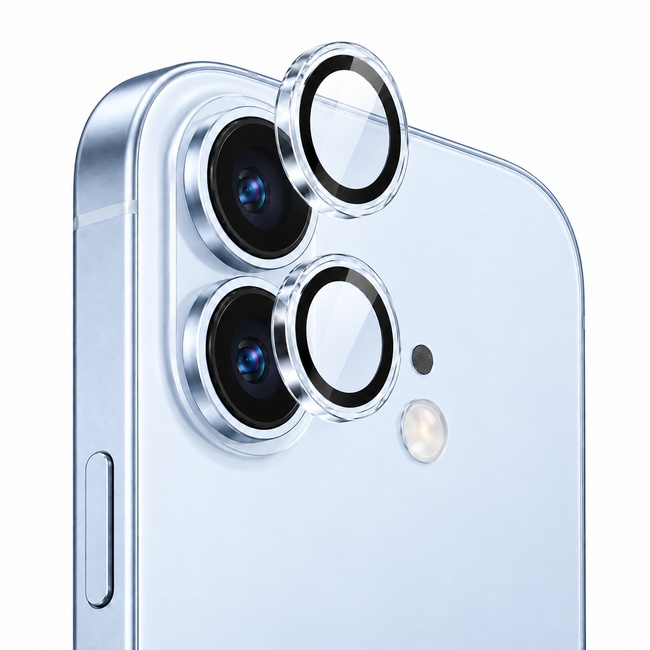 Προστατευτικό τζαμάκι κάμερας One by One για Apple iPhone 16 - διάφανη