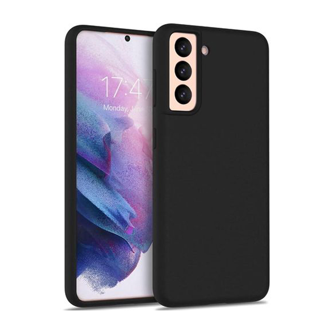 Θήκη Πλάτης Σιλικόνης Soft HQ για Samsung Galaxy S21 Plus Χρώμα: Μαύρο