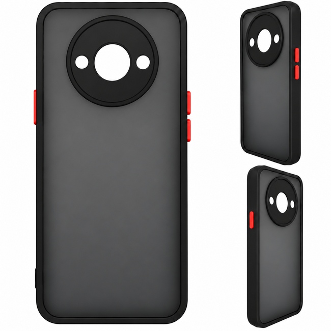 Ματ Θήκη για Xiaomi Redmi A3 - Μαύρο