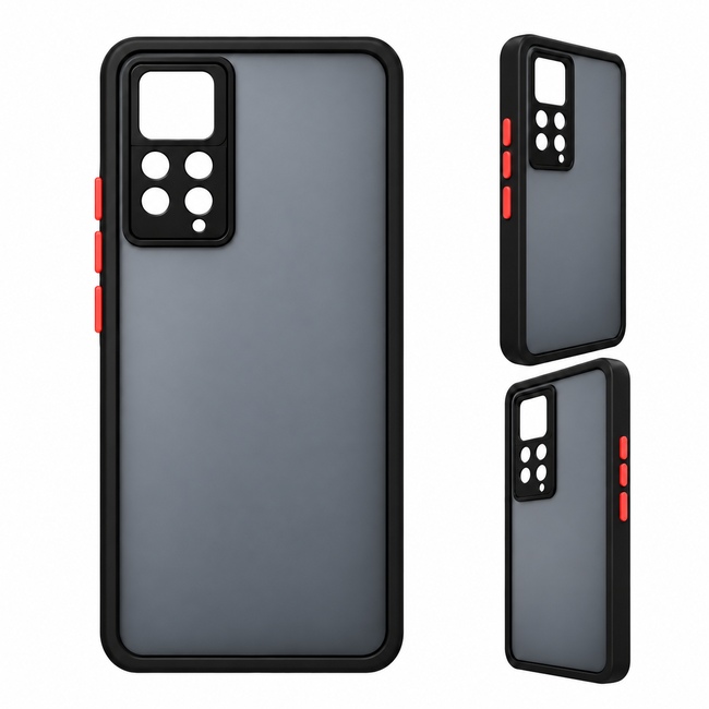 Ματ Θήκη για Xiaomi Redmi Note 11 Pro 5G - Μαύρο