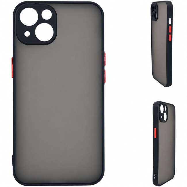 Ματ θήκη για Apple iPhone 14 - μαύρη