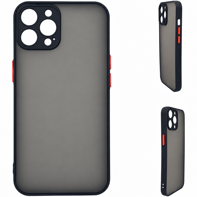 Ματ θήκη για Apple iPhone 15 Pro Max - μαύρη