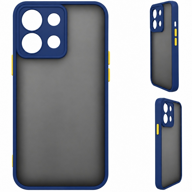 Ματ Θήκη για Xiaomi Poco X6 - Μπλε