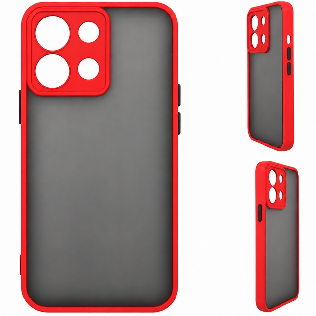 Ματ Θήκη για Xiaomi Poco X6 - Κόκκινο