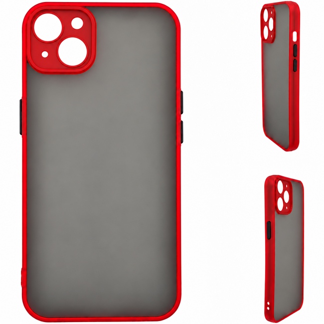 Ματ θήκη για Apple iPhone 14 - κόκκινη