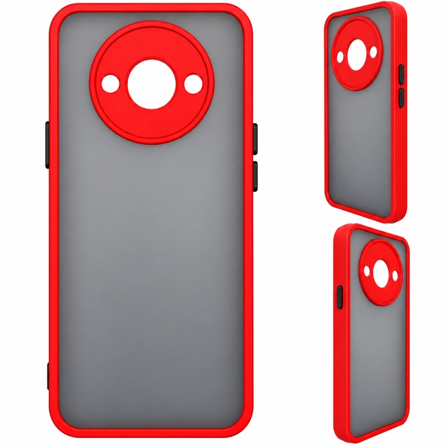 Ματ Θήκη για Xiaomi Redmi A3 - Κόκκινο