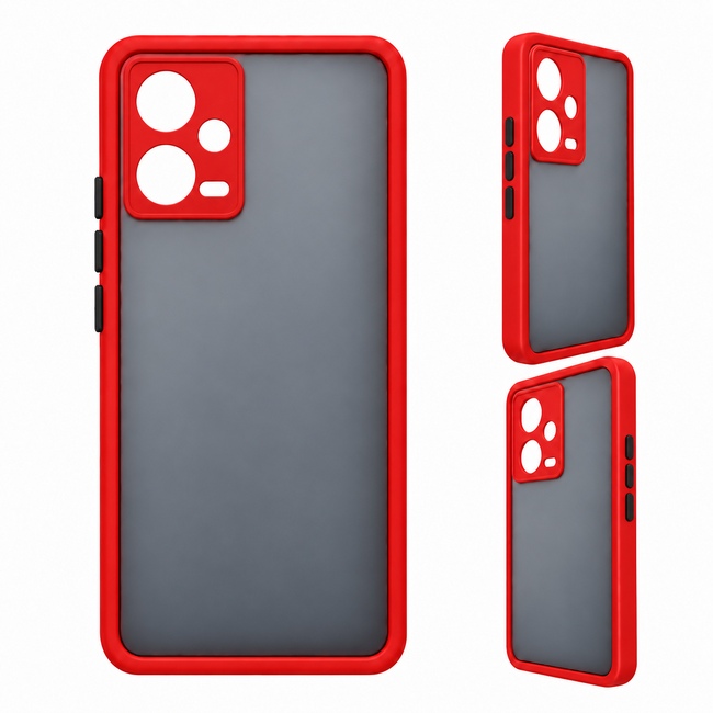 Ματ Θήκη για Xiaomi Redmi Note 12 Pro 5G - Κόκκινο
