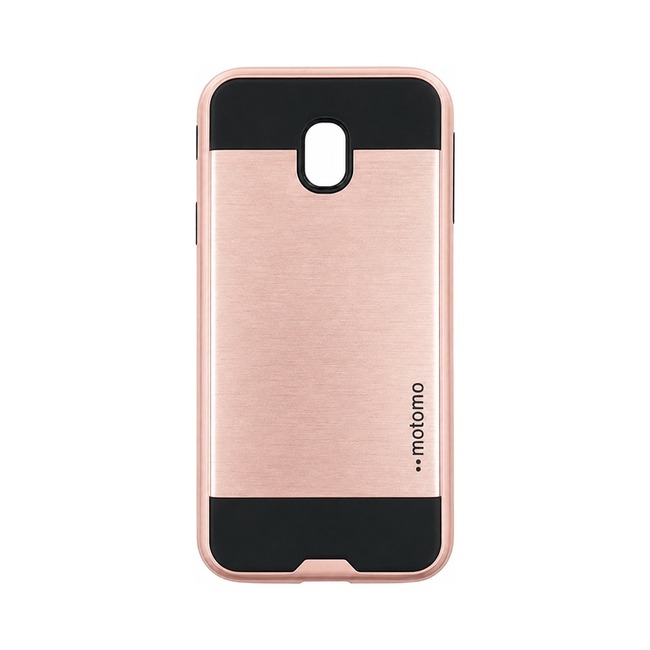 Metal Motomo Case για Samsung Galaxy J3 2017 - ροζ χρυσή