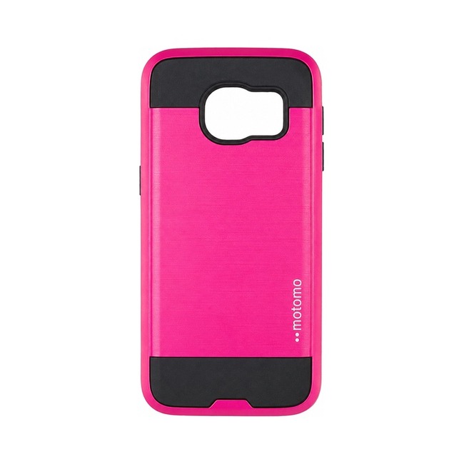 Metal Motomo Case για Samsung Galaxy S7 Edge - φούξια
