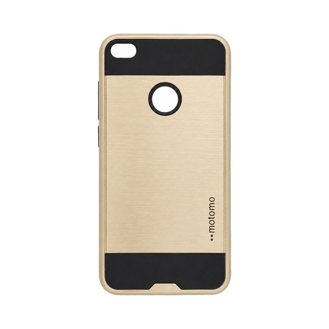 Metal Motomo Case για Huawei P8 Lite - χρυσή
