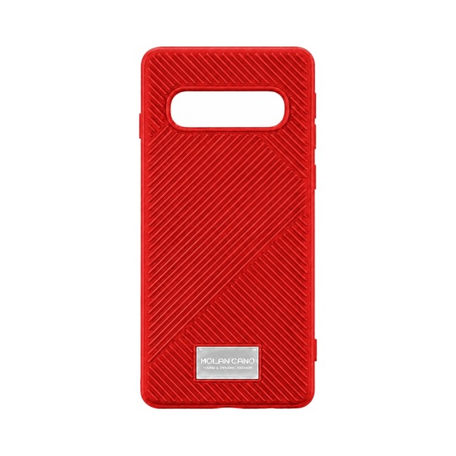 Jelline Bumper Case για Samsung Galaxy S10 Plus - κόκκινη