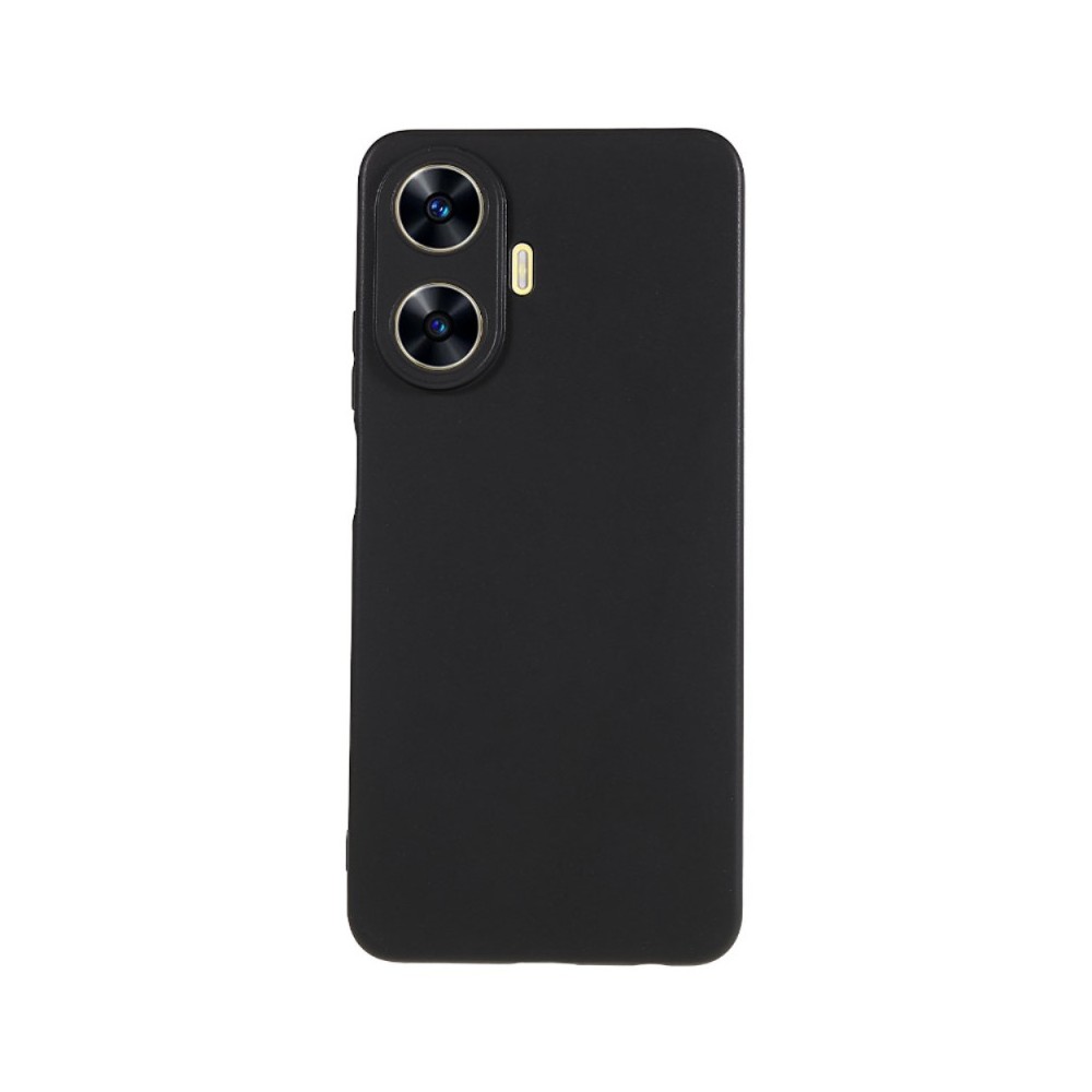 Θήκη Πλάτης Σιλικόνης Soft για Realme C55 - Χρώμα: Μαύρο