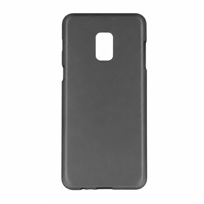 Θήκη Πλάτης Σιλικόνης Απλή για Samsung Galaxy J7 2017 - Χρώμα: Smokey Grey