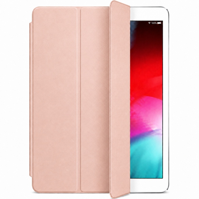 Τρίπτυχη θήκη τάμπλετ για Samsung Galaxy Tab A9+ 11 inch - ροζ χρυσή