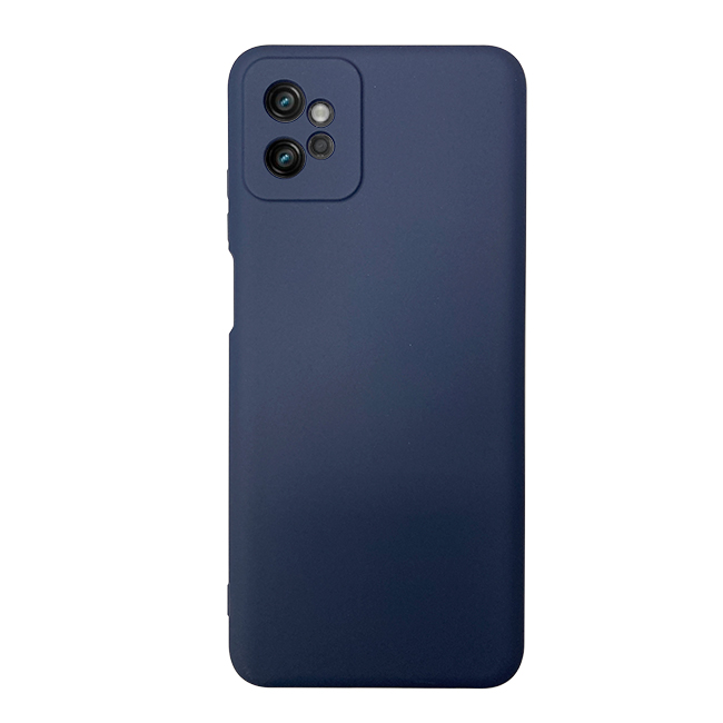 Θήκη Πλάτης Σιλικόνης Soft για Motorola G32 - Χρώμα: Σκούρο Μπλε