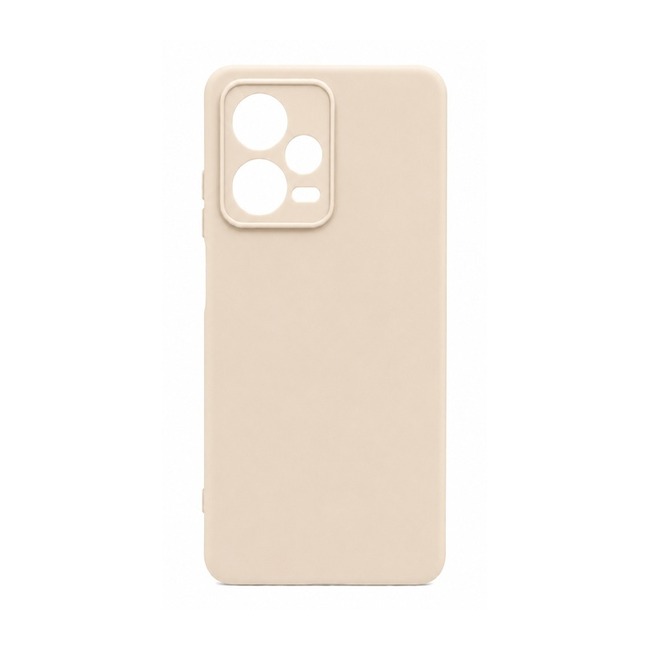 θήκη σιλικόνης (Soft) για Xiaomi Redmi Note 12 Pro 5G - μπεζ